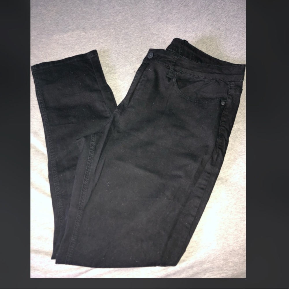 Plus size black jeans